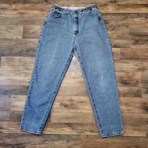 Lee Vintage 90's Women's Denim Stretch Waist Light Wash Casual Jeans Size 14 M